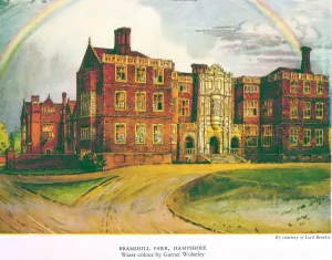 Prints of Bramshill Park in Hampshire by Garnet Wolseley by courtesy of Lord Brocket Bramshill House has been the location of the Police Staff College, Bramshill since 1960 Romania Prints: Bramshill Park in Hampshire Print