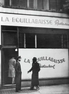 Ethnic Gallery: La Bouillabaisse restaurant in Soho London, England. 1945
