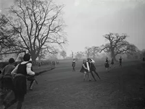 A Lacrosse match ; East versus West at Farringtons School, Chislehurst, Kent