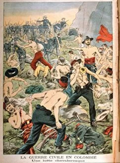Le Petit Journal 1902-4 The Civil War in Colombia - A Chivalrous Fight