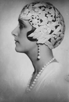 Forty little birds sacrificed to make a beautys cap. Countess de Wengen, wearing