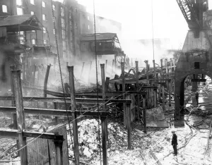The London Blitz Prints: London During the Blitz Print