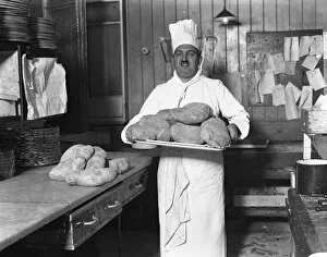 St Andrews Gallery: M Latry, the famous chef at the Savoy Hotel, with haggis in readiness for the