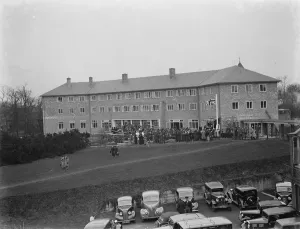 The new nurses homes at the Memorial Hospital in Shooters Hill, London, where Sir The new nurses homes at the Memorial Hospital in Shooters Hill, London, where Sir