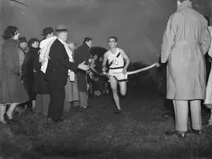 The Oxford University versus Cambridge University cross country race at Horton Kirby The Oxford University versus Cambridge University cross country race at Horton Kirby
