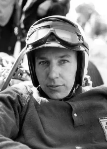 A portrait of John Surtees taken earlier in the year of the reigning world motor racing A portrait of John Surtees taken earlier in the year of the reigning world motor racing
