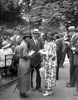 Princess Theodora of Greece (left), Lord Portarlington and Lady Zia Wernher, attending