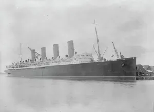 RMS Mauretania an ocean liner designed by Leonard Peskett and built by Swan, Hunter RMS Mauretania an ocean liner designed by Leonard Peskett and built by Swan, Hunter