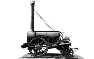 The Rocket - this locomotive was built by George Stevenson at Newcastle-on-Tyne in The Rocket - this locomotive was built by George Stevenson at Newcastle-on-Tyne in