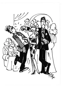 Sax Usually paying little or no attention to political correctness, Sax cartoons are often saucy Sax Usually paying little or no attention to political correctness, Sax cartoons are often saucy