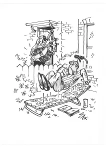 Sax Usually paying little or no attention to political correctness, Sax cartoons are often saucy Sax Usually paying little or no attention to political correctness, Sax cartoons are often saucy