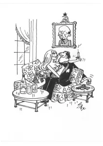 Sax Usually paying little or no attention to political correctness, Sax cartoons are often saucy Sax Usually paying little or no attention to political correctness, Sax cartoons are often saucy