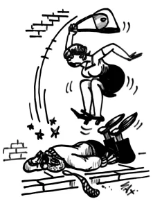 self defence. Cartoon by Sax Usually paying little or no attention to political correctness self defence. Cartoon by Sax Usually paying little or no attention to political correctness