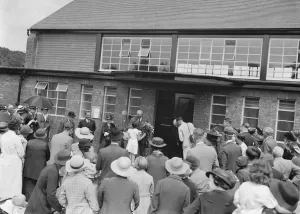 Sir Waldron Smithers opens the Hall at Horton Kirby, Kent. 1937 Sir Waldron Smithers opens the Hall at Horton Kirby, Kent. 1937