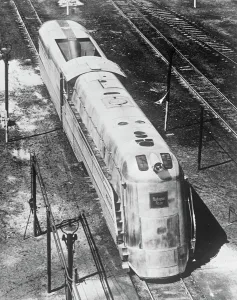 Stainless steel steam locomotive as challenger of diesel electrics Stainless steel steam locomotive as challenger of diesel electrics