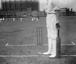 Taken for Douglas Jardine. Cricket crease. 10 September 1929 Taken for Douglas Jardine. Cricket crease. 10 September 1929