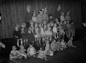 Toddlers group at a children s party at Horton Kirby, Kent. 1938