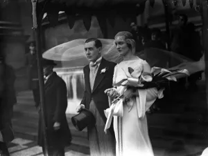 Wedding of Mr Richard Mallock and Miss Myra Tiarks at the Brompton Oratory, London Wedding of Mr Richard Mallock and Miss Myra Tiarks at the Brompton Oratory, London