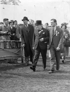 Winston Churchill at the Kent Agricultural Show in Maidstone 15th July 1948 Winston Churchill at the Kent Agricultural Show in Maidstone 15th July 1948