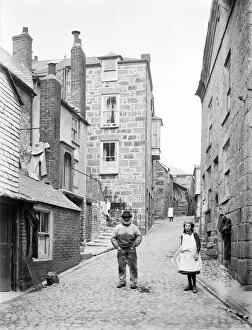 Images Dated 10th May 2016: Bunkers Hill, St Ives, Cornwall. 1904
