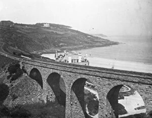 Great Houses Gallery: Carbis Bay viaduct, Cornwall. 1910