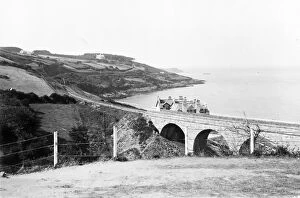 Carbis Bay viaduct, Cornwall. Early 1900s