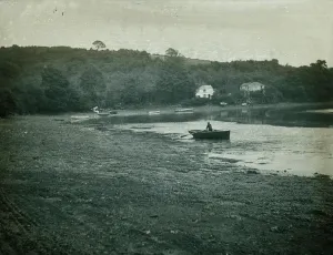 Coombe Creek, off the River Fal, Kea, Cornwall. After 1908 Coombe Creek, off the River Fal, Kea, Cornwall. After 1908