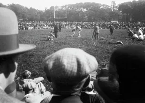Cornish wrestling match at an unknown location, Cornwall. Around 1930s Cornish wrestling match at an unknown location, Cornwall. Around 1930s