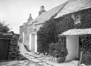 Cottages at Tregatta, Tintagel, Cornwall. 1907 Cottages at Tregatta, Tintagel, Cornwall. 1907