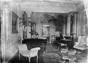 Drawings Gallery: Drawing Room, Carclew House, Mylor, Cornwall. 15th March 1912