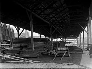 Occupations Gallery: Harveys timber store, Truro, Cornwall. 1923