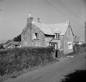 Ivy Cottage, Trenale Lane, near Trevillet, Tintagel, Cornwall. 1966 Ivy Cottage, Trenale Lane, near Trevillet, Tintagel, Cornwall. 1966
