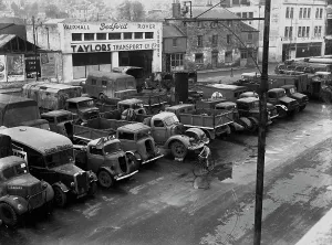 Lemon Quay from Back Quay, Truro, Cornwall. Mid 1940s, towards the end of the Second Lemon Quay from Back Quay, Truro, Cornwall. Mid 1940s, towards the end of the Second
