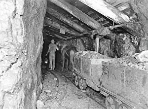 Timber Gallery: Levant Mine, St Just in Penwith, Cornwall. 11th July 1894