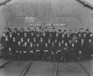 Liskeard and Looe Railway Staff, Wagon Repair Works, Moorswater, Liskeard, Cornwall Liskeard and Looe Railway Staff, Wagon Repair Works, Moorswater, Liskeard, Cornwall