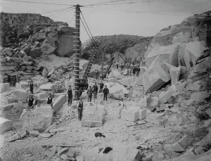 Maen Quarry, Constantine, Cornwall. Around 1900 Maen Quarry, Constantine, Cornwall. Around 1900