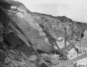 Maen Quarry, Constantine, Cornwall. 1903-1904 Maen Quarry, Constantine, Cornwall. 1903-1904