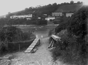 Malpas from ferry landing point on Tregothnan side, St Michael Penkivel, Cornwall Malpas from ferry landing point on Tregothnan side, St Michael Penkivel, Cornwall