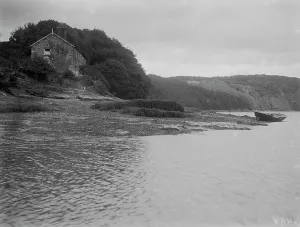 Malpas Ferry landing, St Michael Penkivel, Cornwall. Probably early 1900s Malpas Ferry landing, St Michael Penkivel, Cornwall. Probably early 1900s