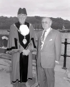 Mayor Making, Fowey, Cornwall. May 1995 Mayor Making, Fowey, Cornwall. May 1995