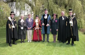 Weeping Willow Gallery: Mayor Making, Lostwithiel, Cornwall. May 1998