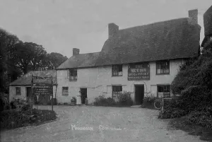 The New Inn, Manaccan, Cornwall. Early 1900s The New Inn, Manaccan, Cornwall. Early 1900s