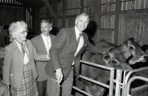 Opening of new livestock unit, Churchtown Farm, Lanlivery, Cornwall. October 1987 Opening of new livestock unit, Churchtown Farm, Lanlivery, Cornwall. October 1987