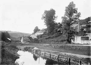 Print of Sandplace, Liskeard to Looe Canal