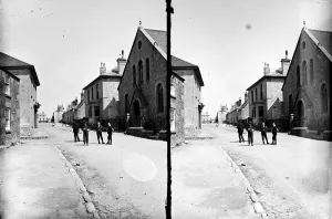 Victorian Era Photography Prints: Cape Cornwall Street looking towards Bank Square
