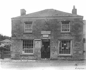Images Dated 16th August 2018: Post Office, Ladock, Cornwall. Early 1900s