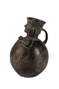 Pottery Bottle, Peru, South America Pottery Bottle, Peru, South America