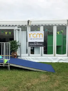 Royal Cornwall Museums trade stand at the Royal Cornwall Show, Royal Cornwall Showground Royal Cornwall Museums trade stand at the Royal Cornwall Show, Royal Cornwall Showground