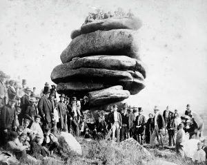 Royal Institution of Cornwall Excursion Party at the Cheesewring, Linkinhorne, Cornwall Royal Institution of Cornwall Excursion Party at the Cheesewring, Linkinhorne, Cornwall