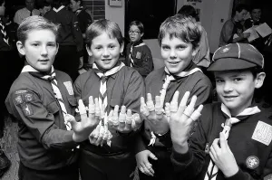 Scout Group, Lostwithiel, Cornwall. October 1992 Scout Group, Lostwithiel, Cornwall. October 1992